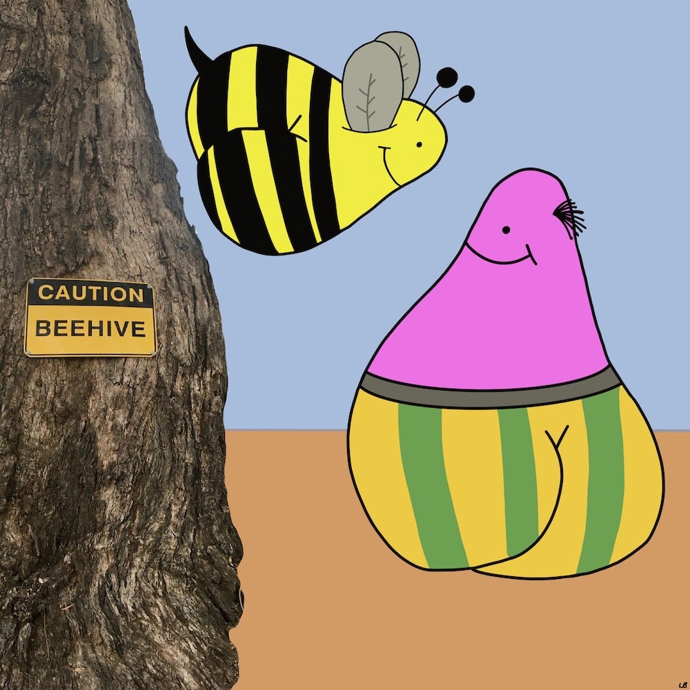 Bee friends 🍑